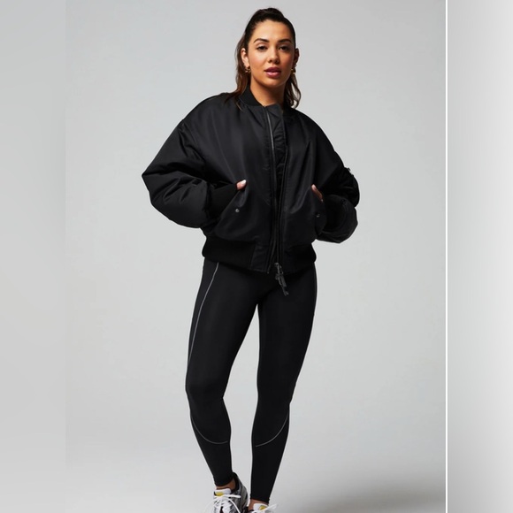 Fabletics Iconic Oversized Bomber Jacket - Picture 1 of 7